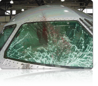 Aircraft Armour Glass Prevents From Fatal Accidents
