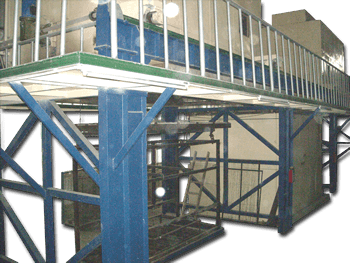 Two Pre-Heating Ovens Locating On Upper Floor Are Supported By Sturdy Structure Steel Two Pre-Heating Ovens Locating On Upper Floor Are Supported By Sturdy Structure Steel