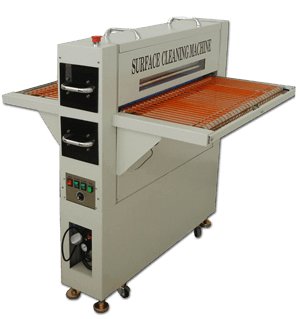 Glass Surface Dust Removing & Cleaning Machine with Anti-Static Devices & Adhesive Rollers