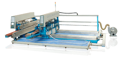 G-HDE Horizontal Glass Double Edging Machines Edge & Polish Two Parallel Glass Edges At One Pass