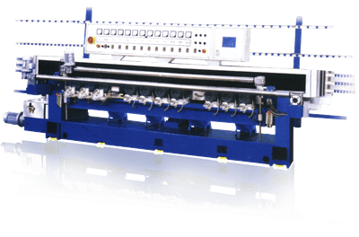 PLC Glass Beveling Machine of G-VB-371B Bevels Up To 40mm Thick of Glass with Maximum 45 Degrees Bevel Angle