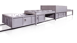 Sliding Glass Bending Oven with Two Closed Top Annealing Stations Sliding Glass Bending Oven with Two Closed Top Annealing Stations