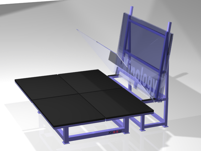 Glass Free Falling Table with Compact Air Blower Beneath Table Creating Powerful Air Cusion Glass Free Falling Table with Compact Air Blower Beneath Table Creating Powerful Air Cusion