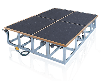 Powerful Air Floatation Allowing Glass Moved Freely on Table Powerful Air Floatation Allowing Glass Moved Freely on Table