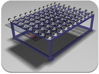 Horizontal Swivel Balls or Wheels Castor Conveyors