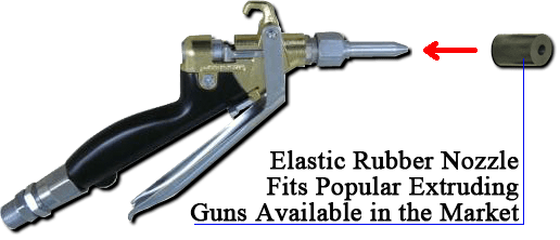 Elastic Rubber Nozzle Fits Popular IG Sealant Exturding Guns Available in Market Elastic Rubber Nozzle Fits Popular IG Sealant Exturding Guns Available in Market