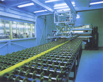 PVB Laminated Glass Inspection, Registration and Assembly Conveyors PVB Laminated Glass Inspection, Registration and Assembly Conveyors