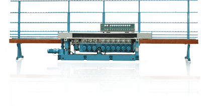 Spindles G-VME-13A Vertical Glass Miter Edging Machine Polishes Bottom Edges As Well Spindles G-VME-13A Vertical Glass Miter Edging Machine Polishes Bottom Edges As Well