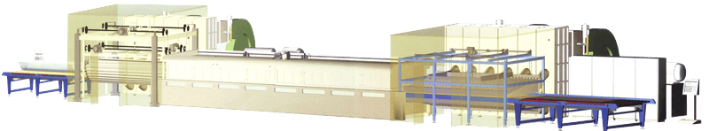 GTF-(F+LB)-(xxxx+xx)-1 Horizontal Glass Flat & Longitudinal Bending & Tempering Furnace