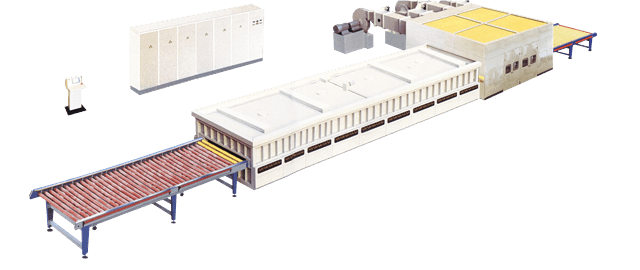 GTF-(F)-(xxxx)-2 Horizontal Flat Glass Tempering Furnace with Double Heating Chambers